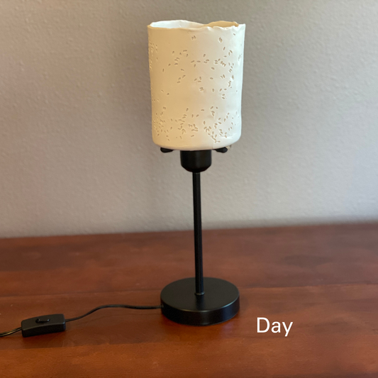 "Rice Paddy" Porcelain Side Table Lamp