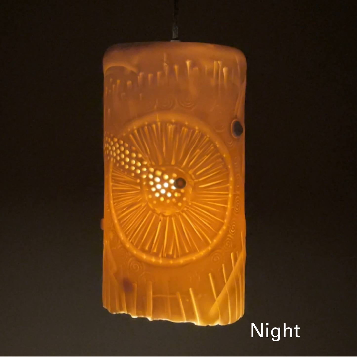 "Sun Day" Porcelain Pendant Light